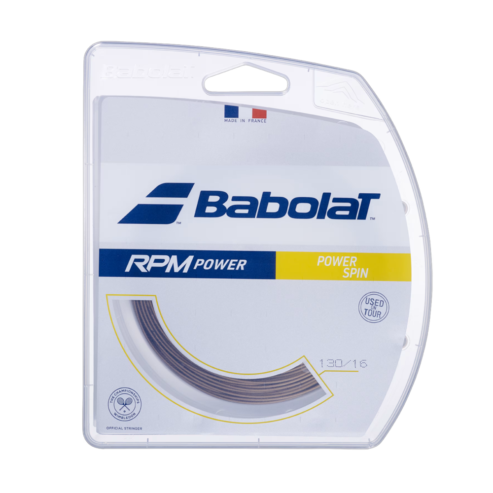 Babolat RPM Power Electric Brown 1.25 (12 м) — теннисная ракетка Струны Babolat RPM Power Electric Brown 1.25 (12 м)