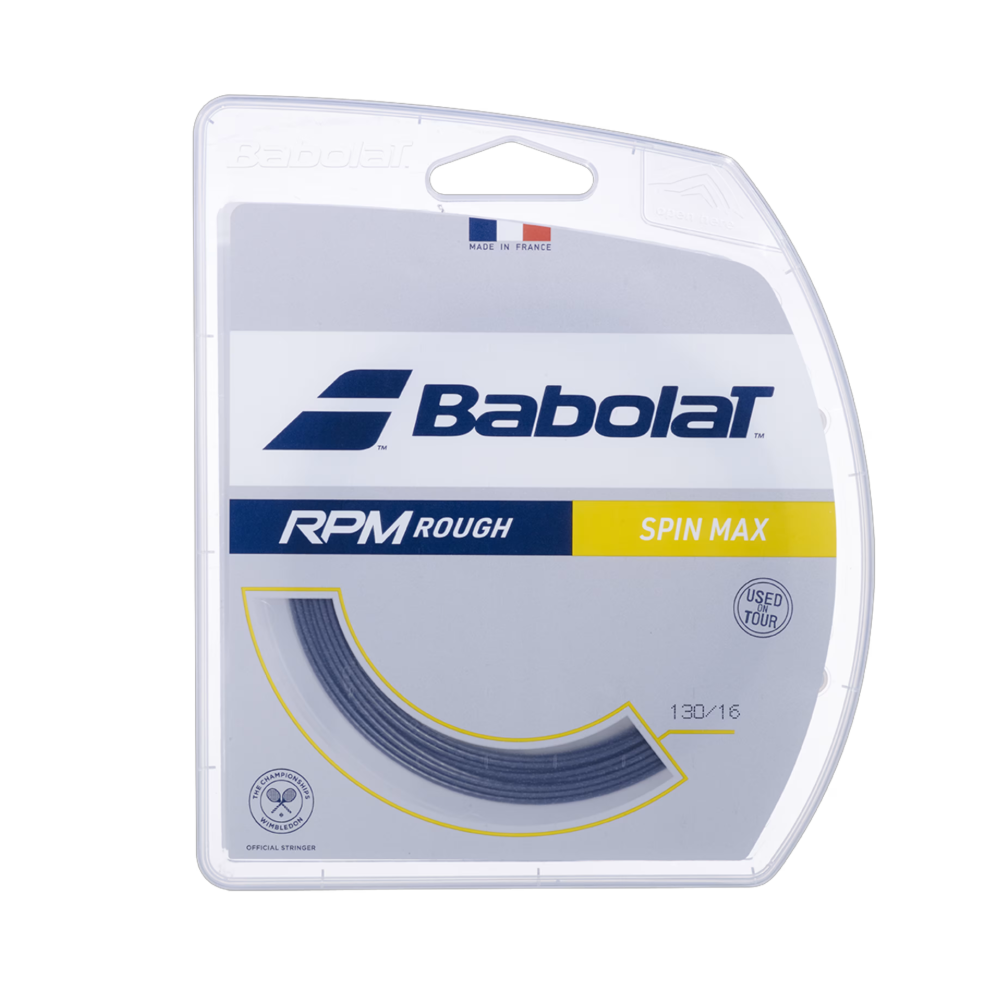 Babolat RPM Rough Dark Grey 1.25 (12 м) — теннисная ракетка Струны Babolat RPM Rough Dark Grey 1.25 (12 м)
