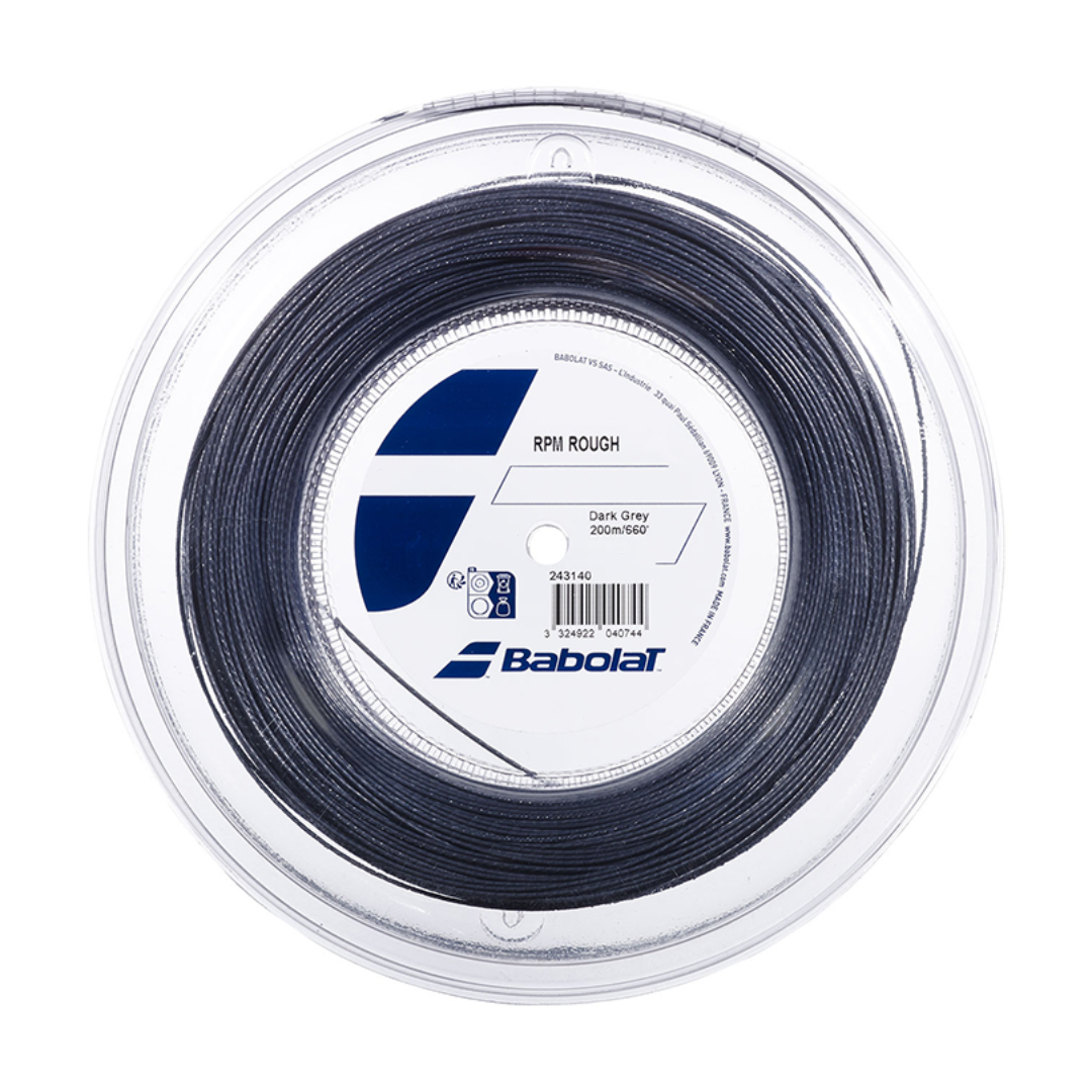 Babolat RPM Rough Dark Grey 200M — теннисная ракетка Струны Babolat RPM Rough Dark Grey 200M