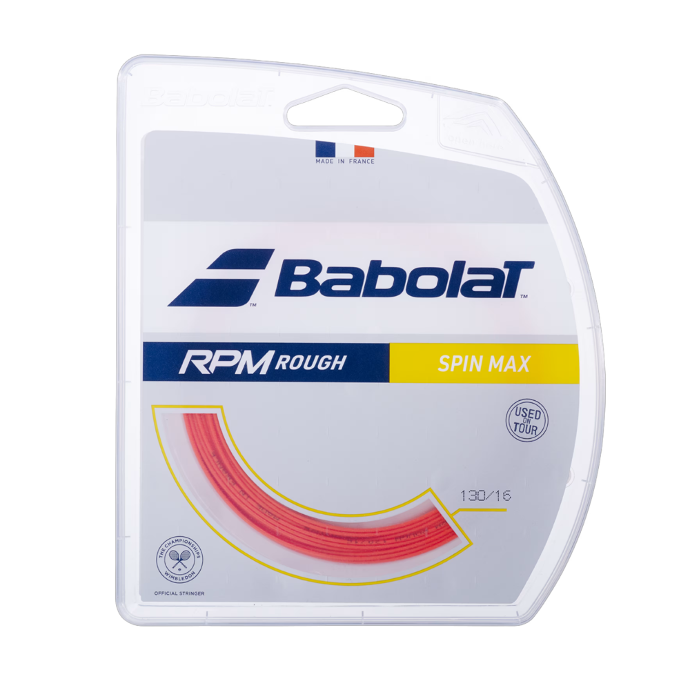 Babolat RPM Rough Fluorescent Red 1.25 (12 м) — теннисная ракетка Струны Babolat RPM Rough Fluorescent Red 1.25 (12 м)