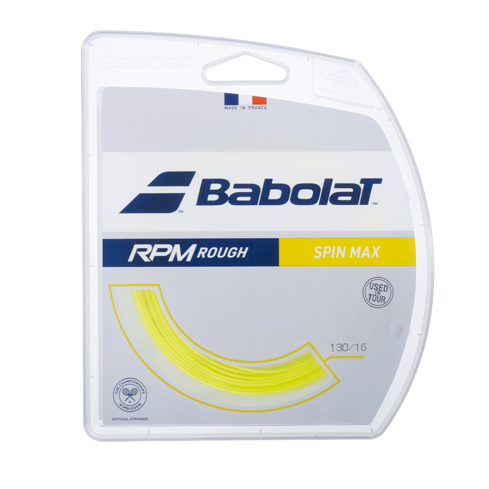 Babolat RPM Rough Yellow 1.25 (12 м) — теннисная ракетка Струны Babolat RPM Rough Yellow 1.25 (12 м)