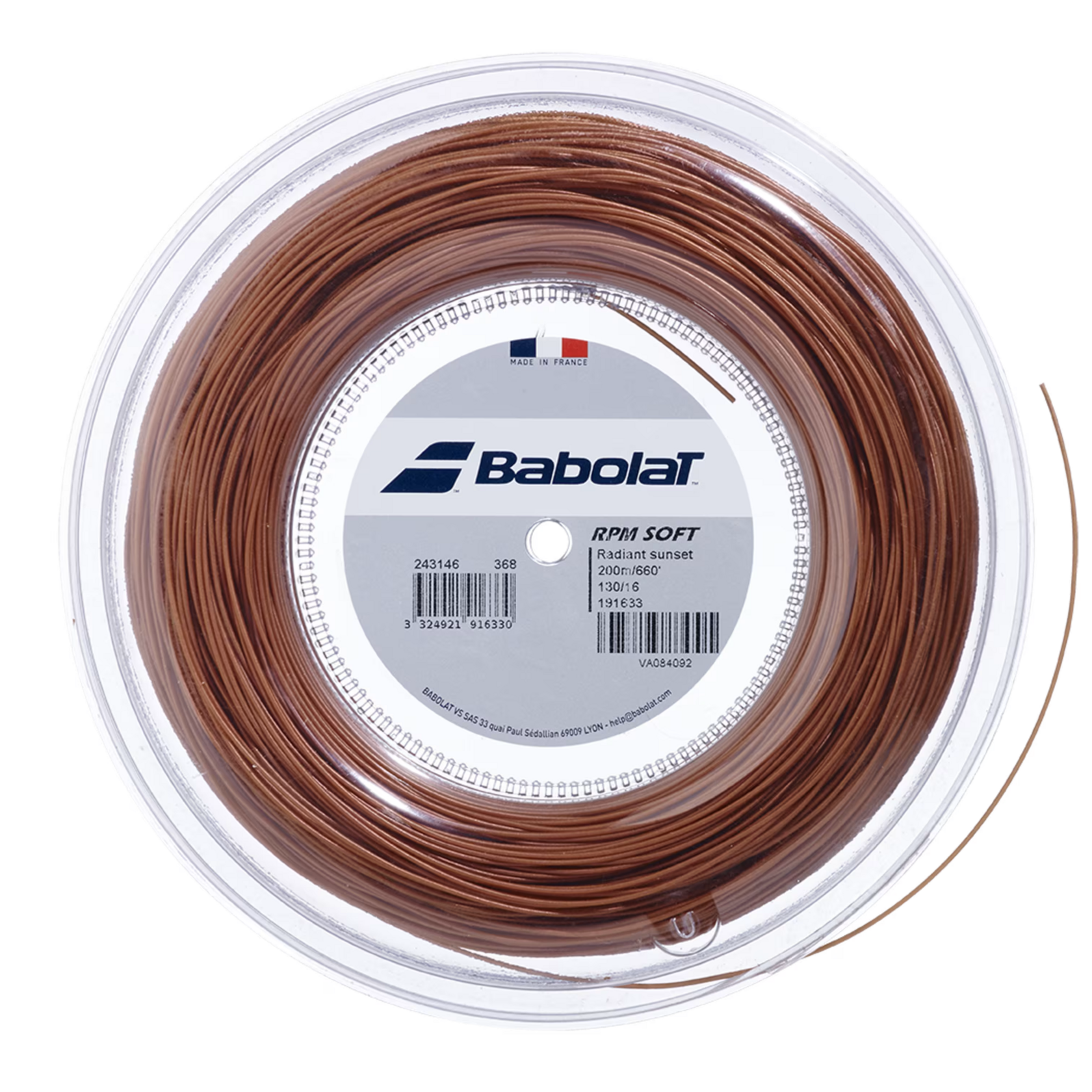 Babolat RPM Soft Radiant Sunset 200M — теннисная ракетка Струны Babolat RPM Soft Radiant Sunset 200M