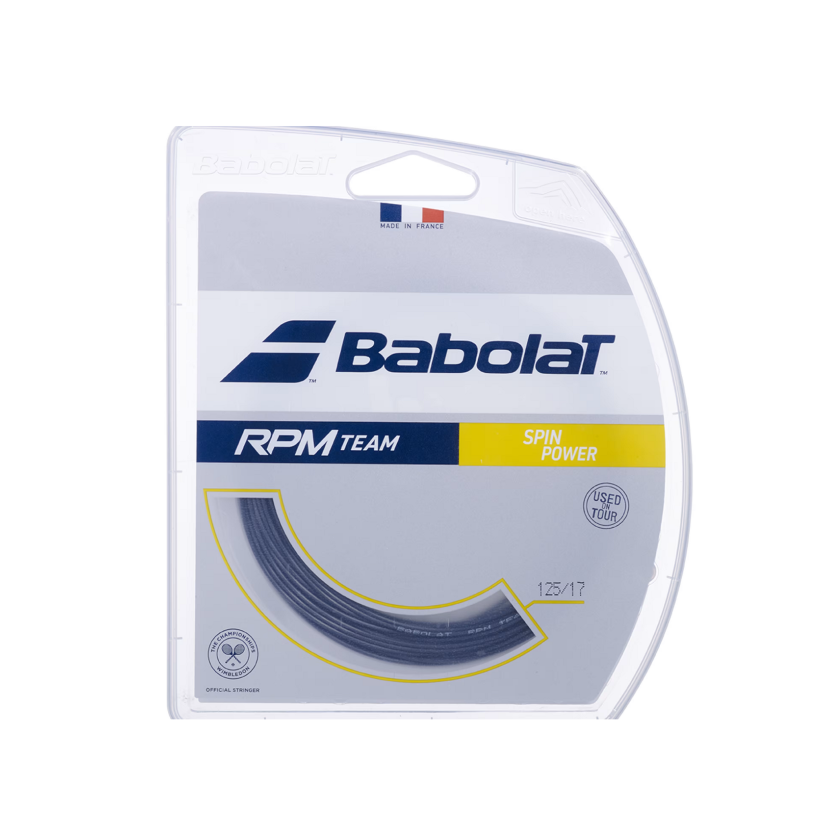 Babolat RPM Team 1.25 (12 м) — теннисная ракетка Струны Babolat RPM Team 1.25 (12 м)
