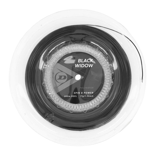 Dunlop Black Widow 1.26 200 метров — теннисная струна, фото товара