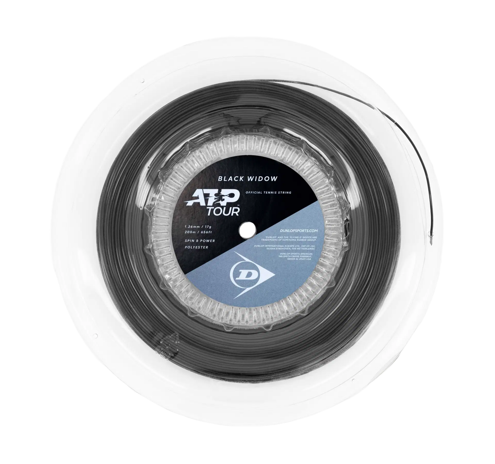 Dunlop Black Widow ATP 200M — теннисная ракетка Струны Dunlop Black Widow ATP 200M