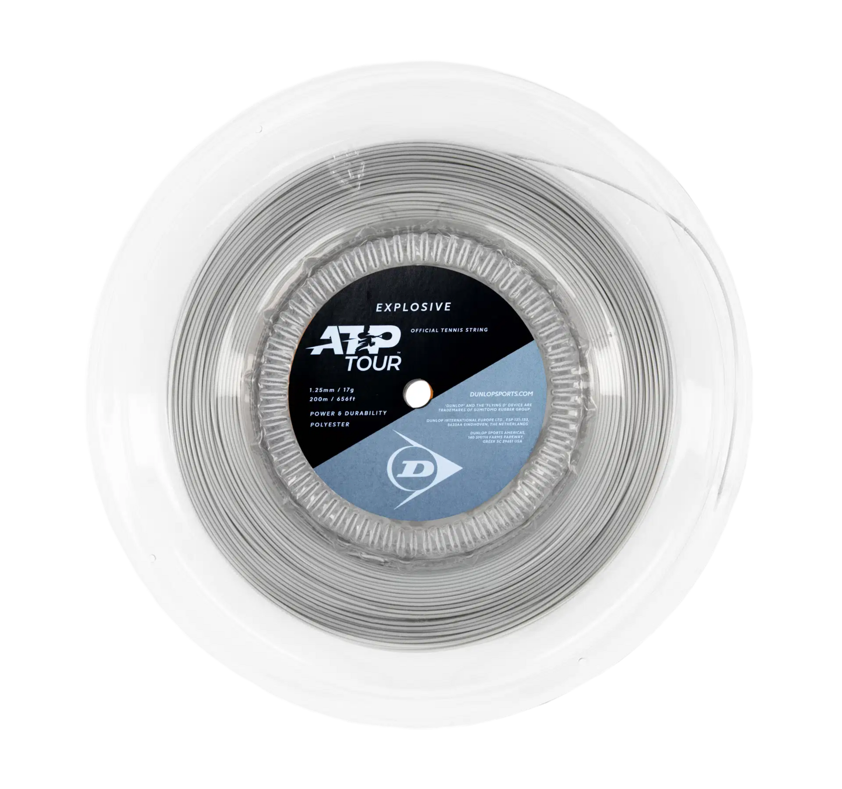 Dunlop Explosive ATP Grey 200M — теннисная ракетка Струны Dunlop Explosive ATP Grey 200M