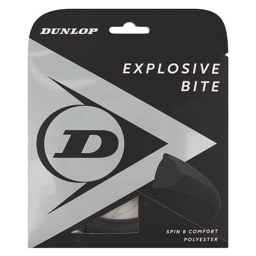 Dunlop Explosive Bite Black 1.32 12 метров — теннисная струна, фото товара
