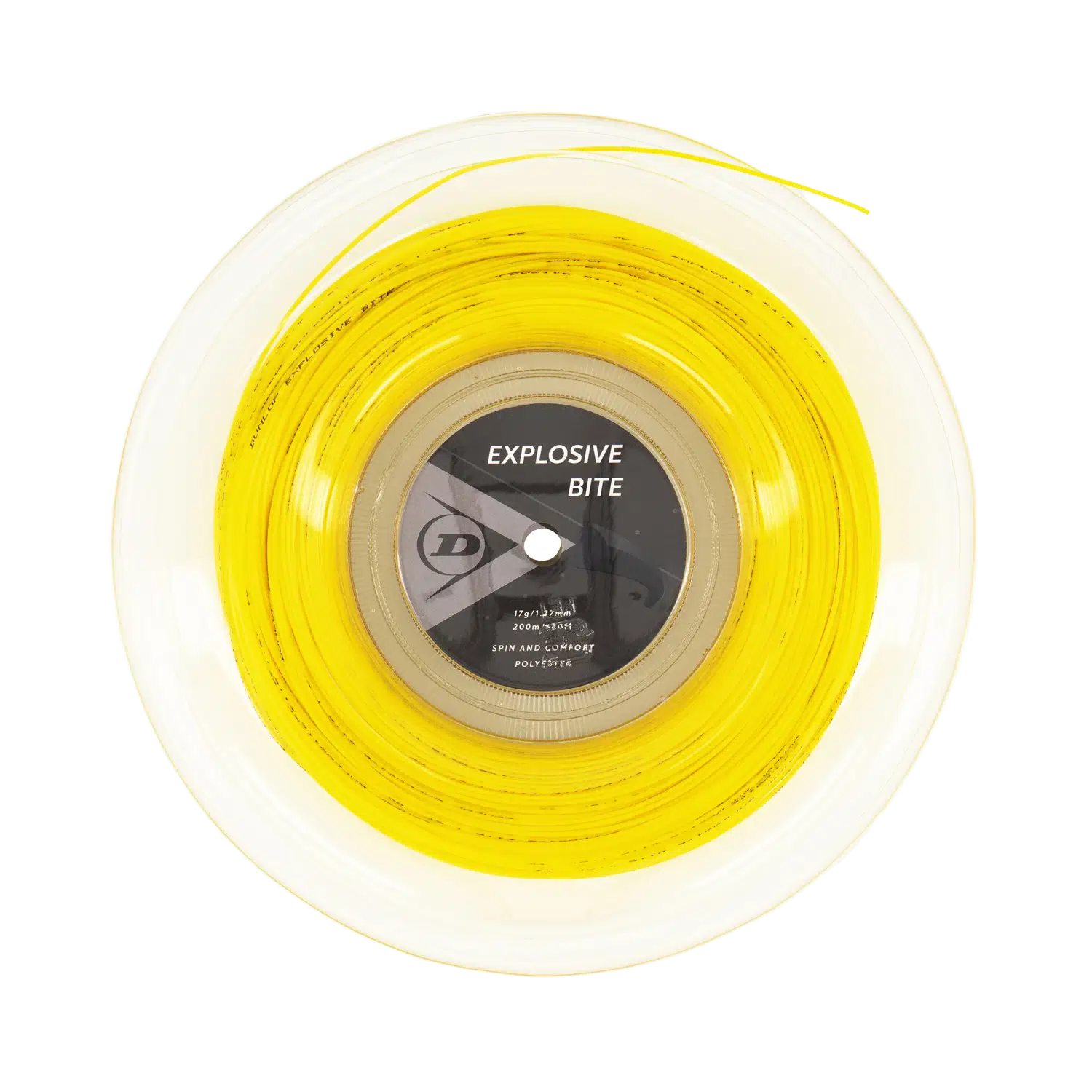 Dunlop Explosive Bite Yellow 200M — теннисная ракетка Струны Dunlop Explosive Bite Yellow 200M