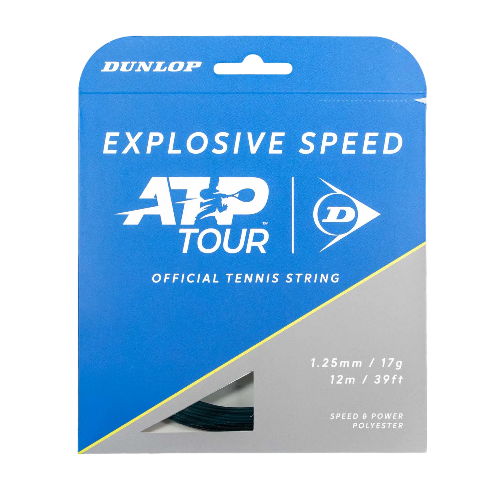 Dunlop Explosive Speed ATP Black 1.25 (12 м) — теннисная ракетка Струны Dunlop Explosive Speed ATP Black 1.25 (12 м)