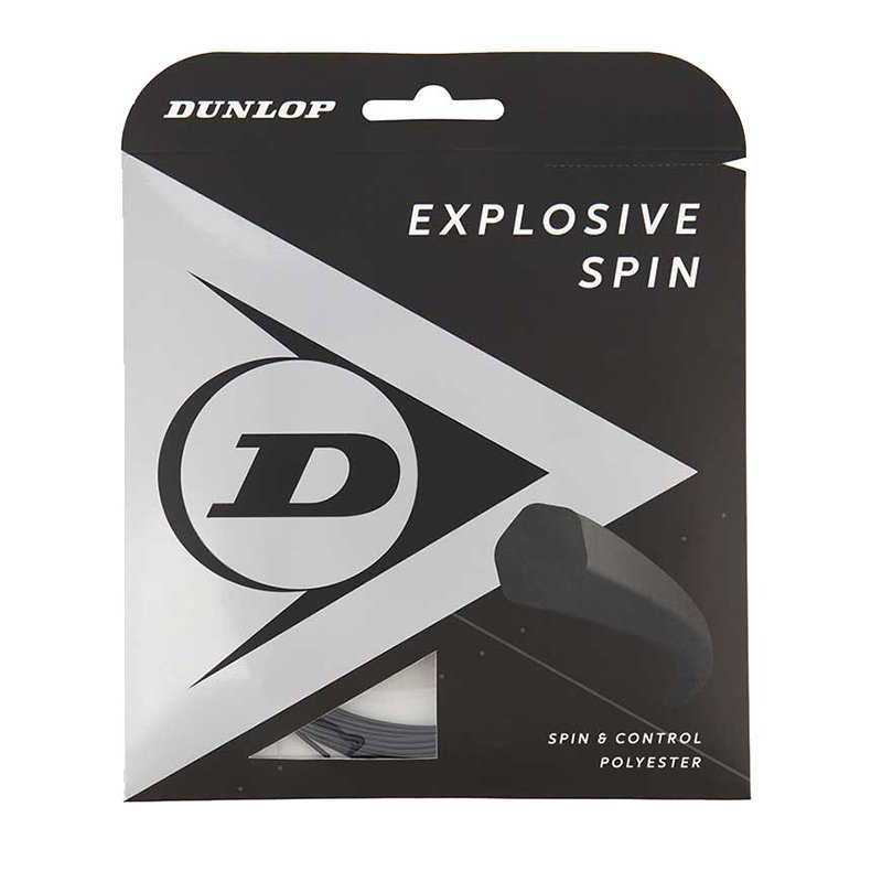 Dunlop Explosive Spin Black 1.30 12 метров — теннисная струна, фото товара