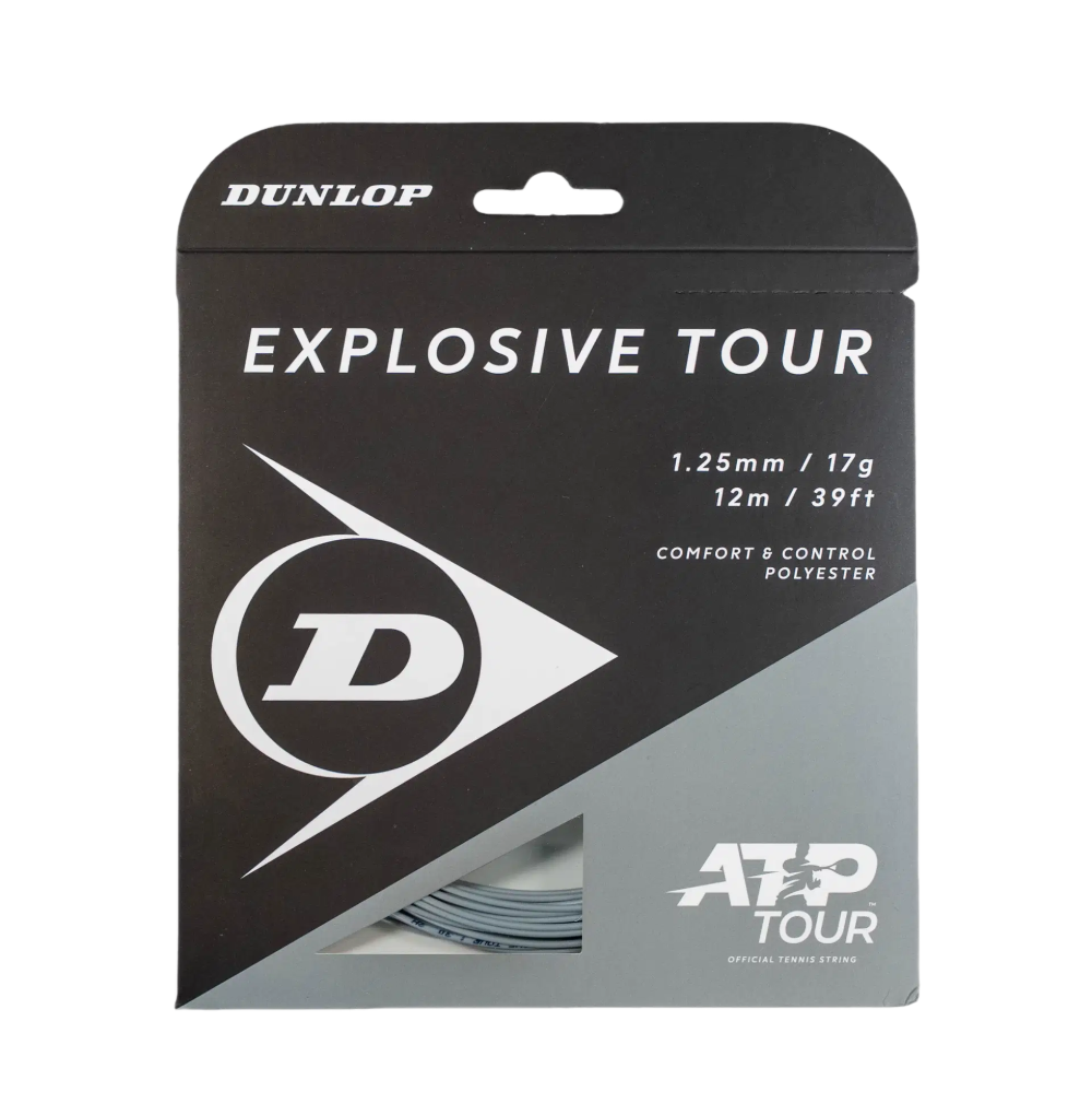 Dunlop Explosive Tour ATP Silver 1.25 (12 м) — теннисная ракетка Струны Dunlop Explosive Tour ATP Silver 1.25 (12 м)