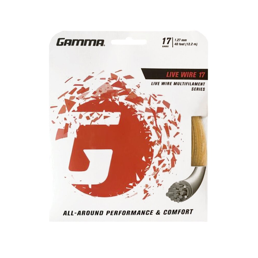 Gamma Live Wire Natural 1.27 (12M) — теннисная ракетка Струны Gamma Live Wire Natural 1.27 (12M)