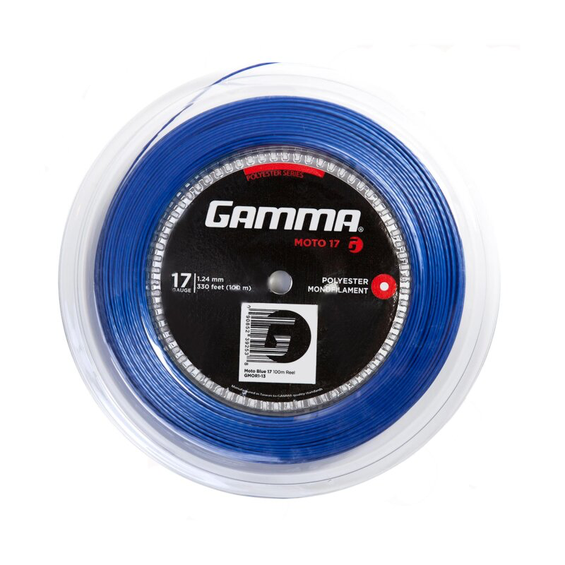 Gamma Moto Blue 5 Years Limited Edition 100М — теннисная ракетка Струны Gamma Moto Blue 5 Years Limited Edition 100М