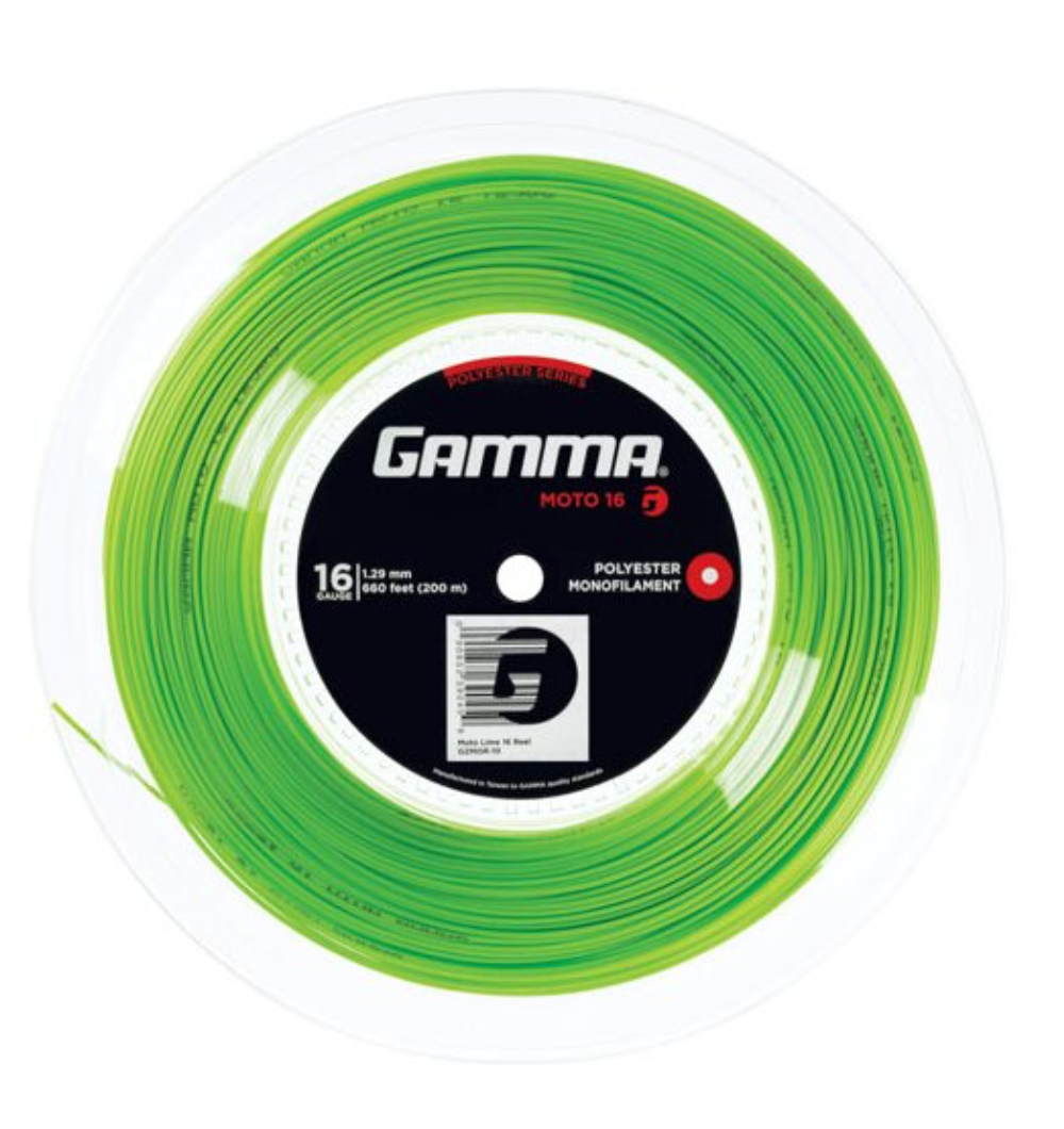 Gamma Moto Lime 200M — теннисная ракетка Струны Gamma Moto Lime 200M