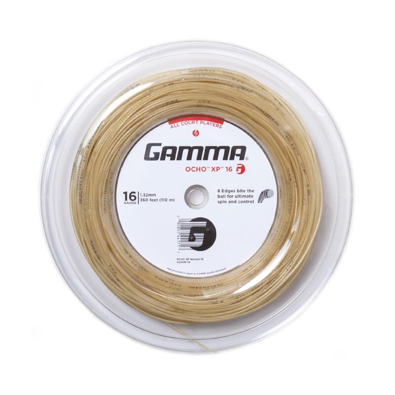 Gamma Ocho XP Natural 110М — теннисная ракетка Струны Gamma Ocho XP Natural 110М