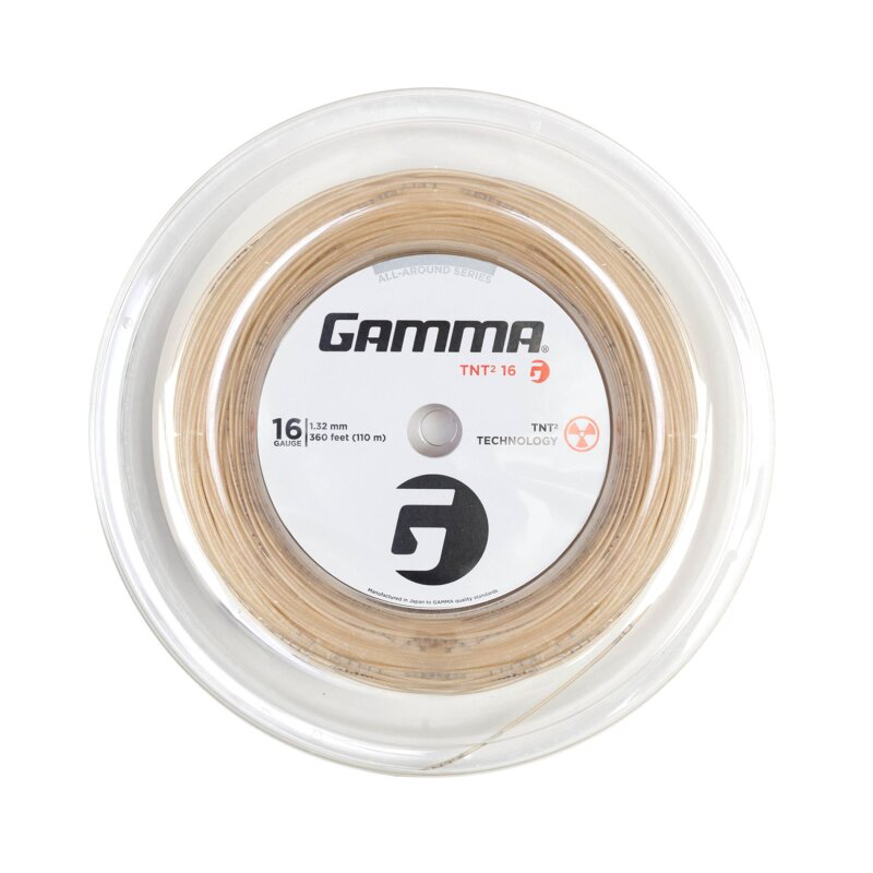 Gamma TNT2 Natural 110М — теннисная ракетка Струны Gamma TNT2 Natural 110М