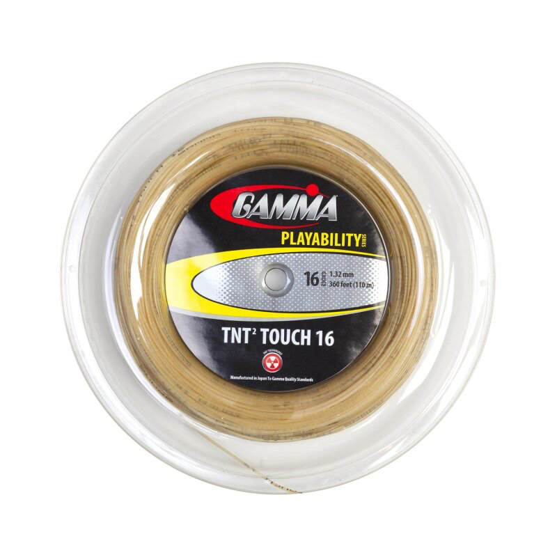 Gamma TNT2 Touch Natural 110М — теннисная ракетка Струны Gamma TNT2 Touch Natural 110М