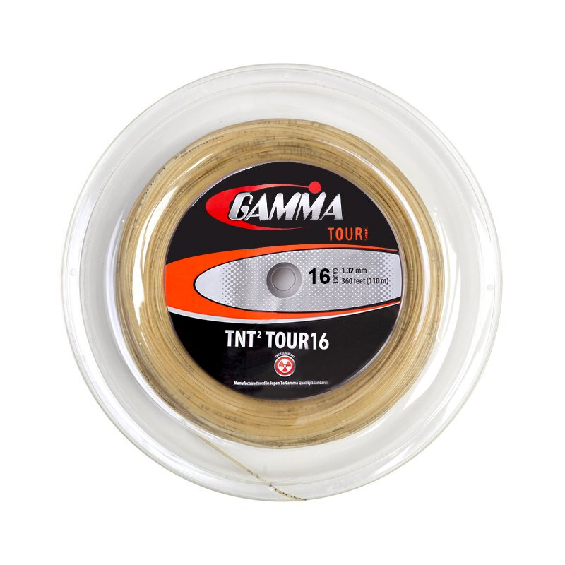 Gamma TNT2 Tour Natural 110М — теннисная ракетка Струны Gamma TNT2 Tour Natural 110М