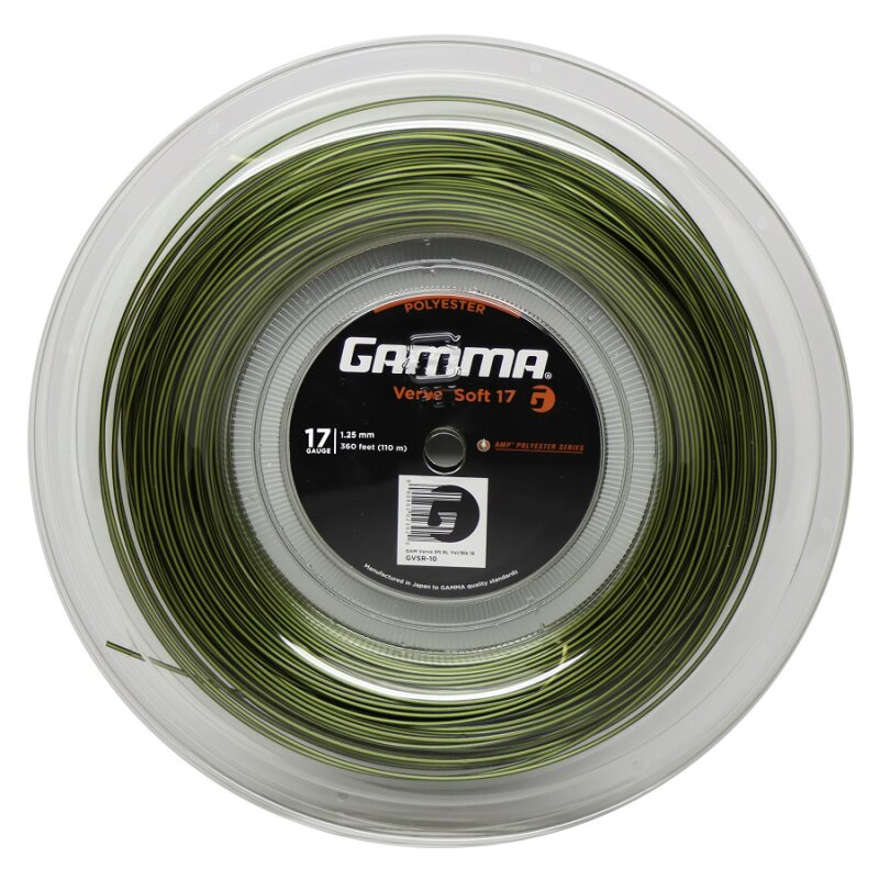 Gamma Verve Soft Light Black Yellow 110М — теннисная ракетка Струны Gamma Verve Soft Light Black Yellow 110М
