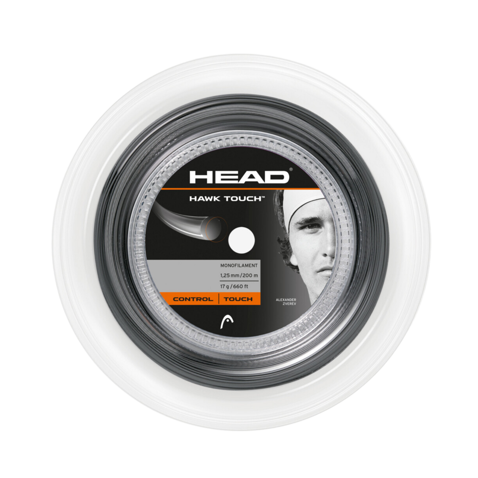 Head Hawk Touch Anthracite 200M — теннисная ракетка Струны Head Hawk Touch Anthracite 200M