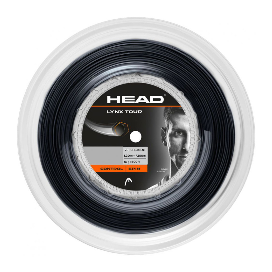 Head Lynx Tour Black 200М — теннисная ракетка Струны Head Lynx Tour Black 200М