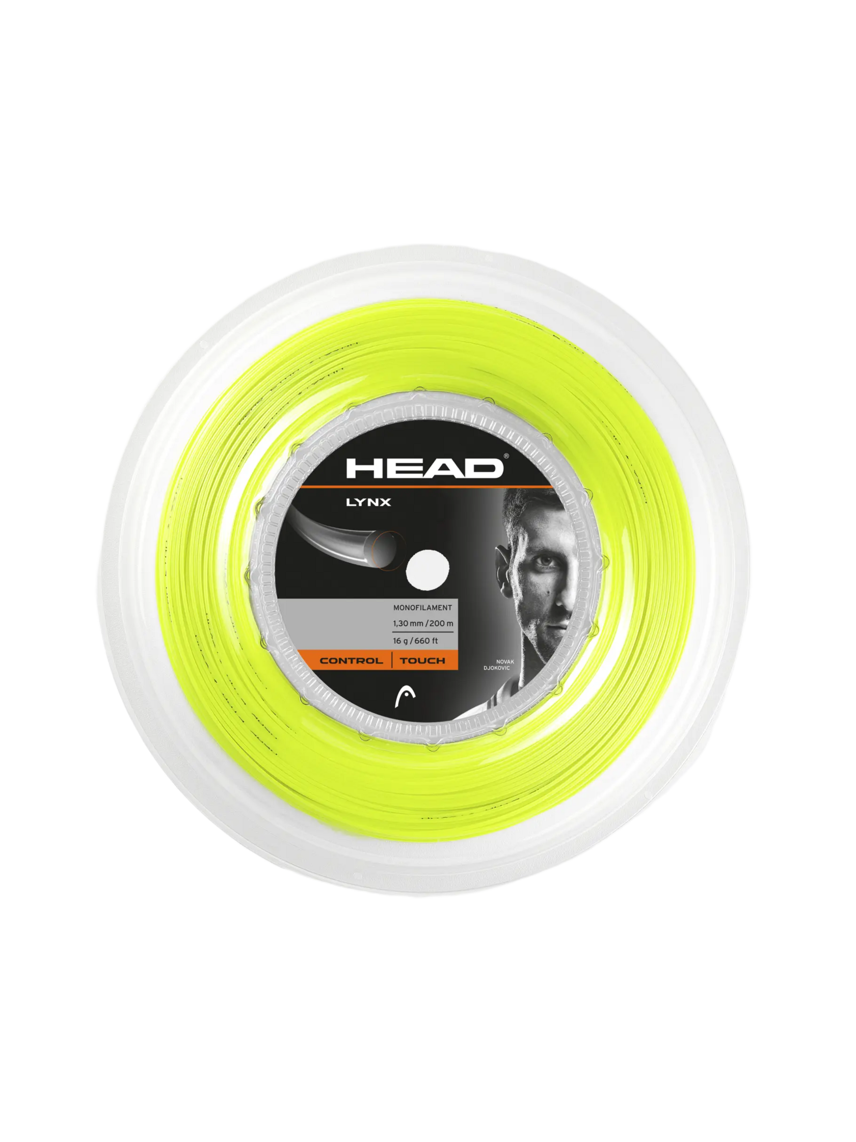 Head Lynx Yellow 200М — теннисная ракетка Струны Head Lynx Yellow 200М