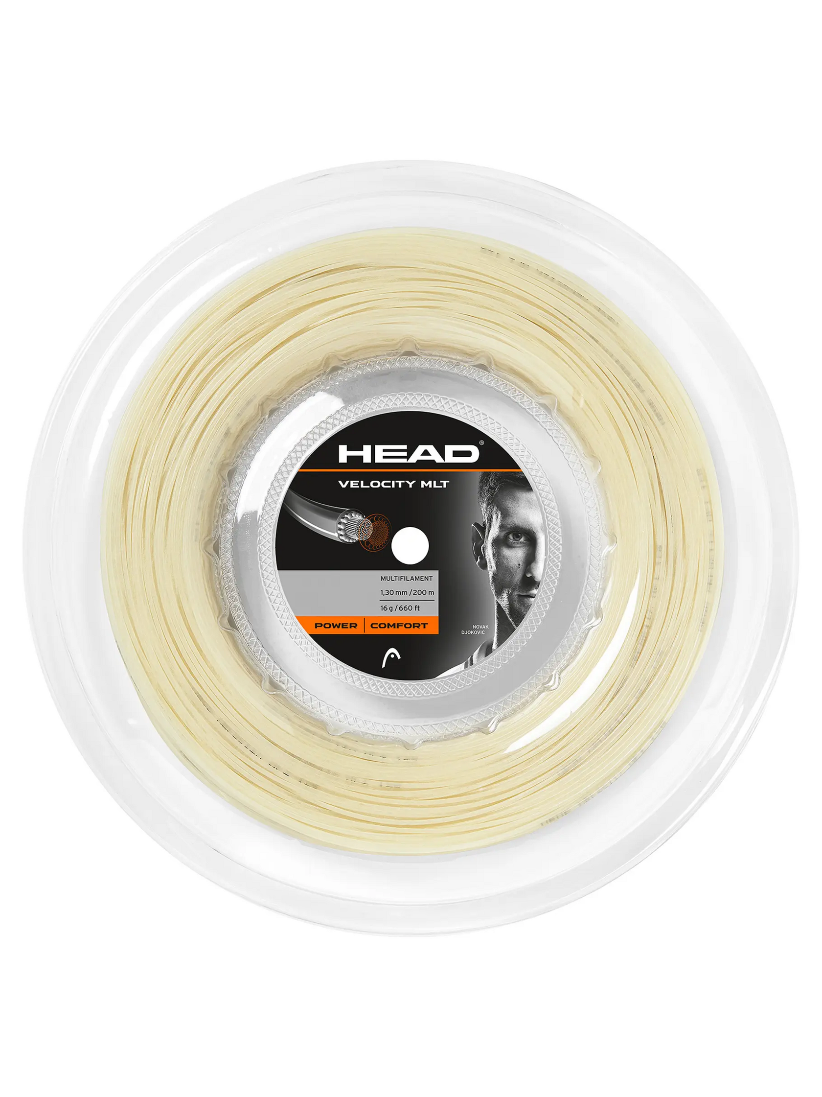 Head Velocity MLT Natural 200М — теннисная ракетка Струны Head Velocity MLT Natural 200М