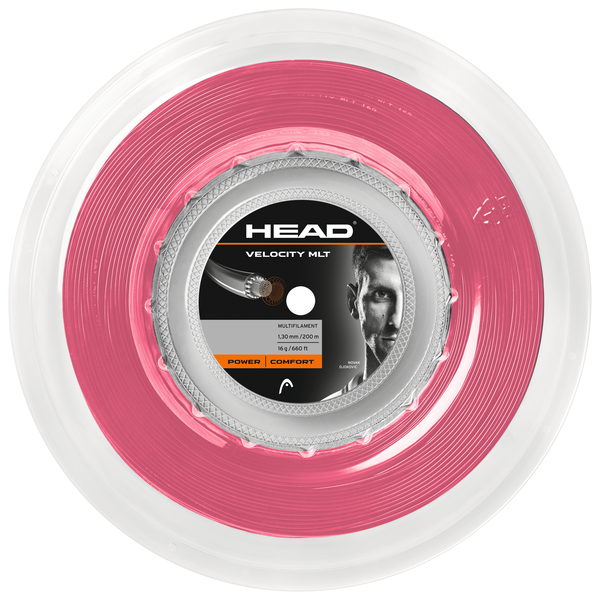 Head Velocity MLT Pink 1.30 200 метров — теннисная струна, фото товара