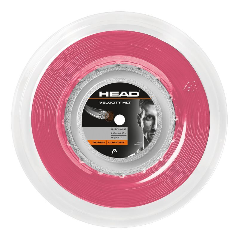 Head Velocity MLT Pink 200М — теннисная ракетка Струны Head Velocity MLT Pink 200М