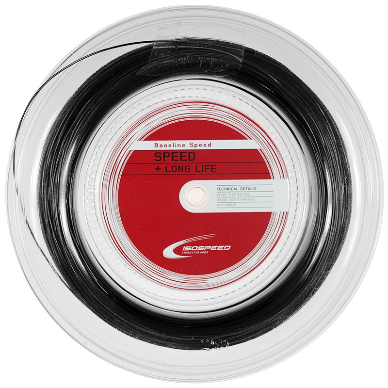 Isospeed Baseline Speed+Long Life Black 1.20 200 м. — теннисная струна, фото товара