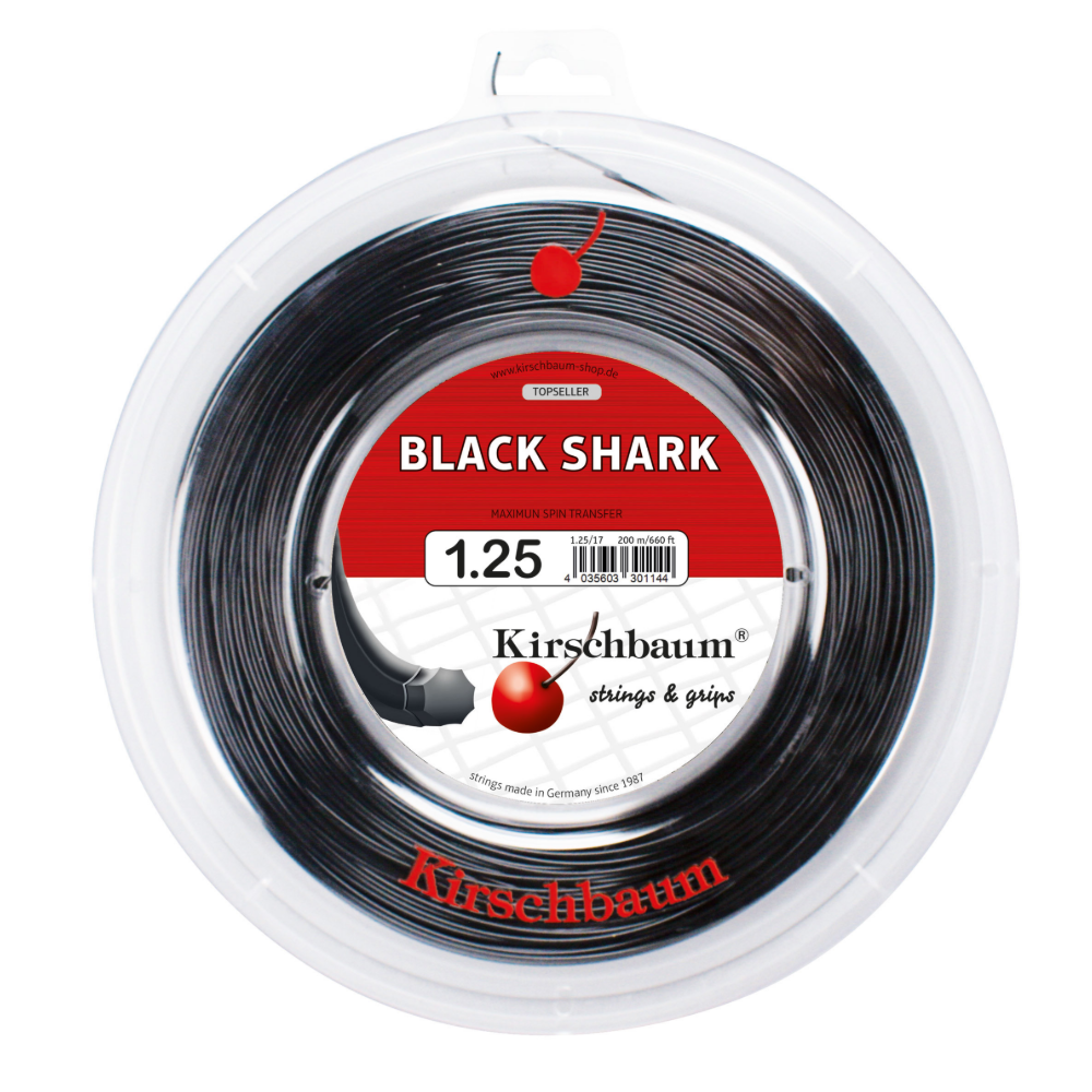 Kirschbaum Black Shark 200M — теннисная ракетка Струны Kirschbaum Black Shark 200M