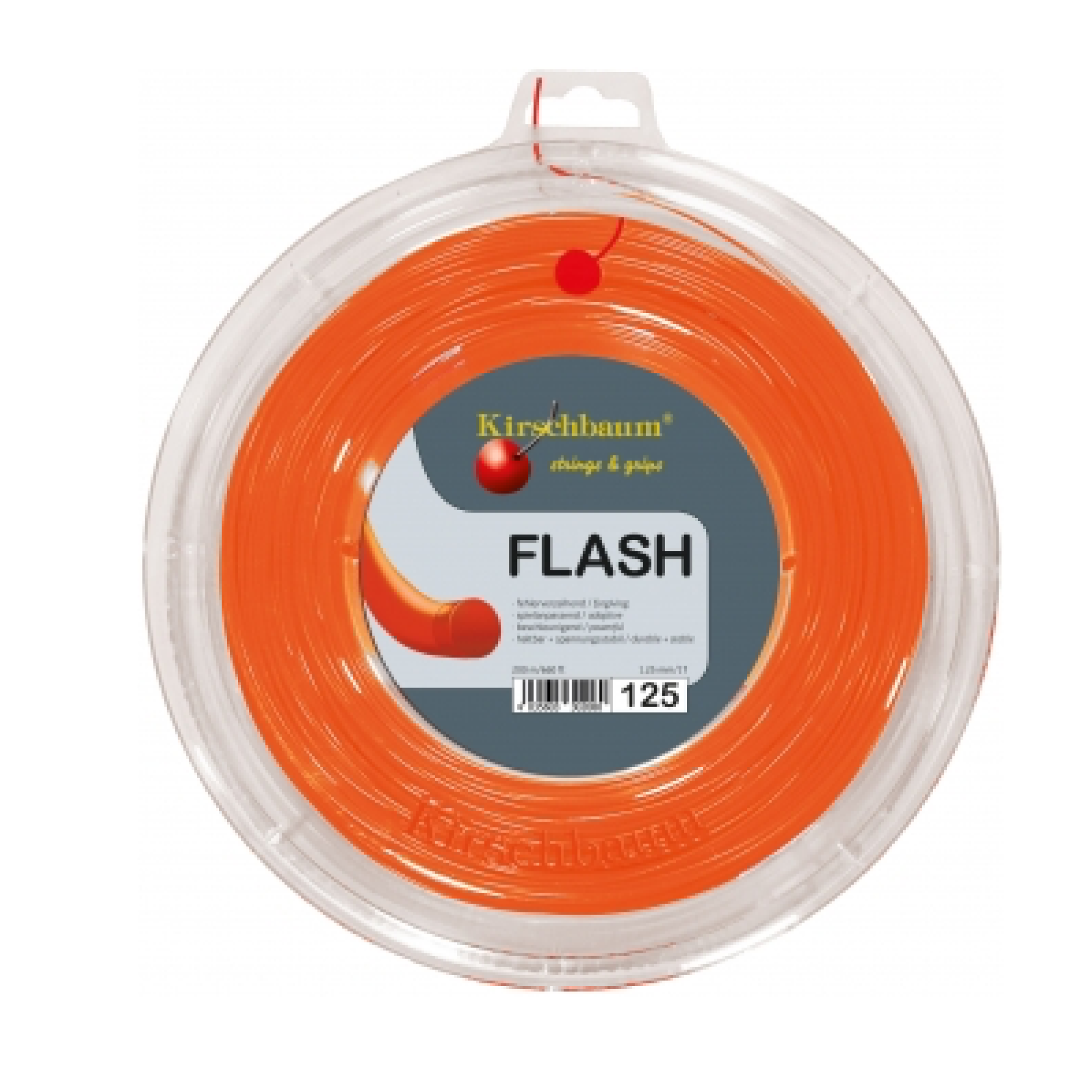 Kirschbaum Flash Orange 200M — теннисная ракетка Струны Kirschbaum Flash Orange 200M