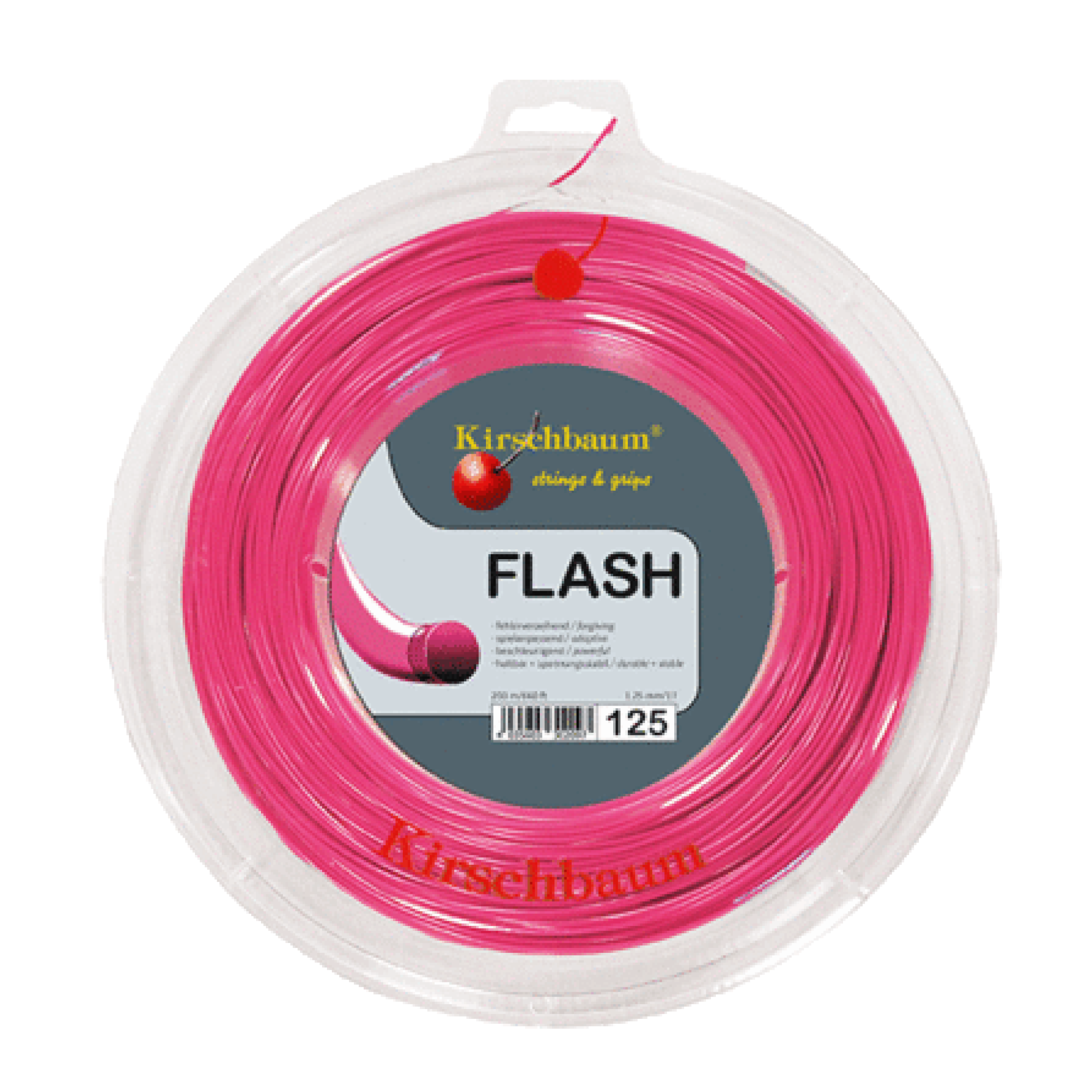Kirschbaum Flash Pink 200M — теннисная ракетка Струны Kirschbaum Flash Pink 200M