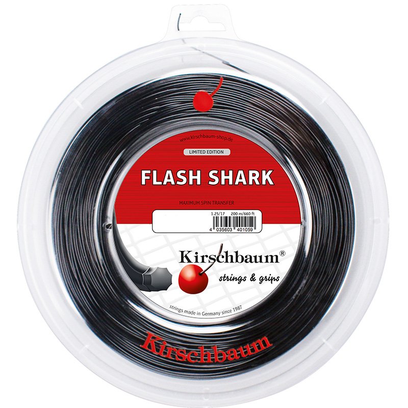 Kirschbaum Flash Shark Black 1.25 200 метров — теннисная струна, фото товара