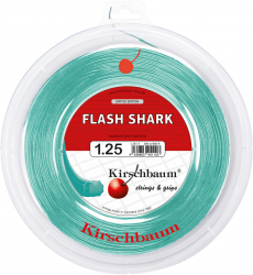 Kirschbaum Flash Shark Turquoise 200M — теннисная ракетка Струны Kirschbaum Flash Shark Turquoise 200M