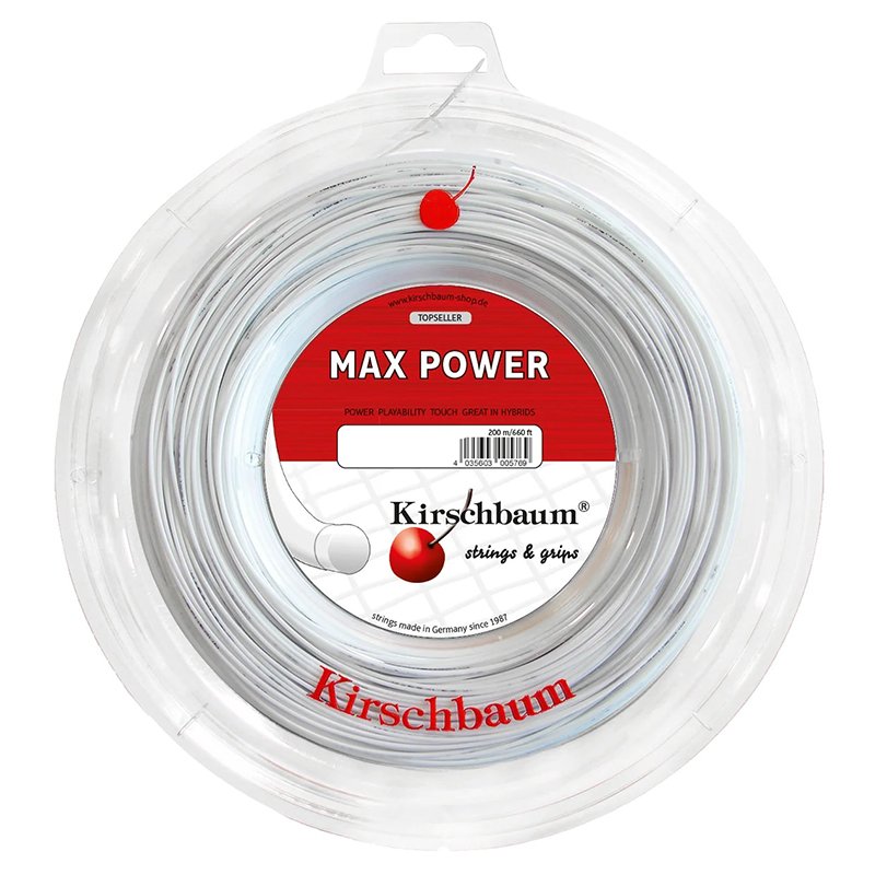 Kirschbaum Max Power White 1.30 200 метров — теннисная струна, фото товара