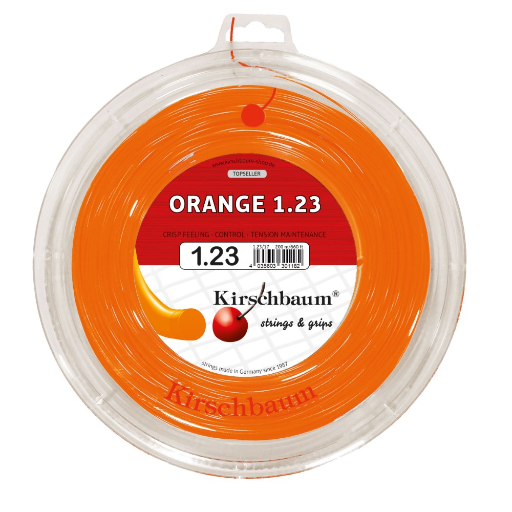 Kirschbaum Super Smash Orange 200M — теннисная ракетка Струны Kirschbaum Super Smash Orange 200M