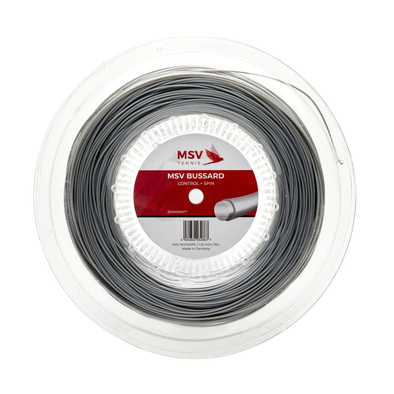 MSV Bussard Silver 200M — теннисная ракетка Струны MSV Bussard Silver 200M