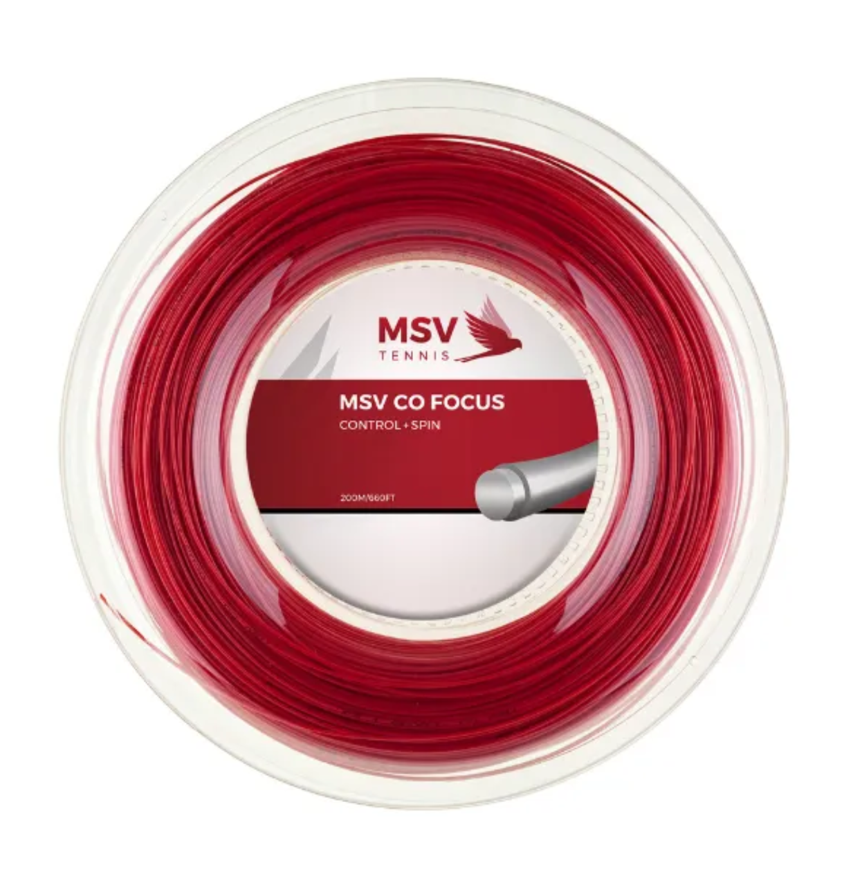 MSV Co Focus Red 200M — теннисная ракетка Струны MSV Co Focus Red 200M
