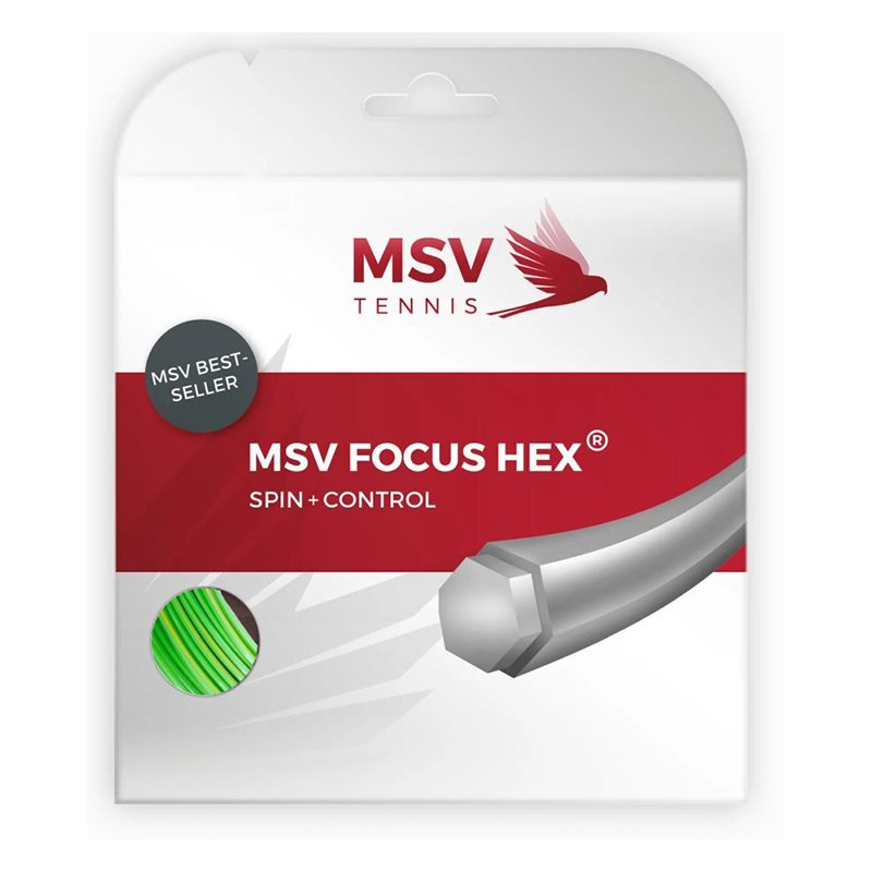 MSV Focus-Hex 1.23 Green 12 метров — теннисная струна, фото товара