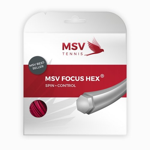 MSV Focus-Hex 1.27 Red — теннисная струна, фото товара