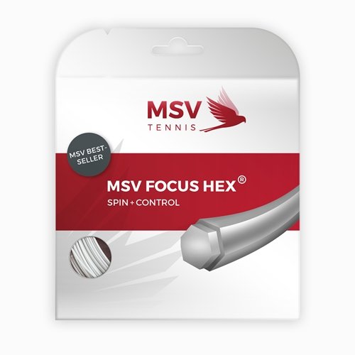 MSV Focus-Hex 1.27 White 12 метров — теннисная струна, фото товара