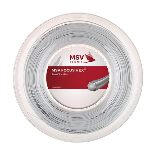 MSV Focus Hex 200m White купить — теннисная струна, фото товара