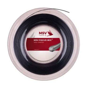 MSV Focus HEX Black 200M — теннисная ракетка Струны MSV Focus HEX Black 200M
