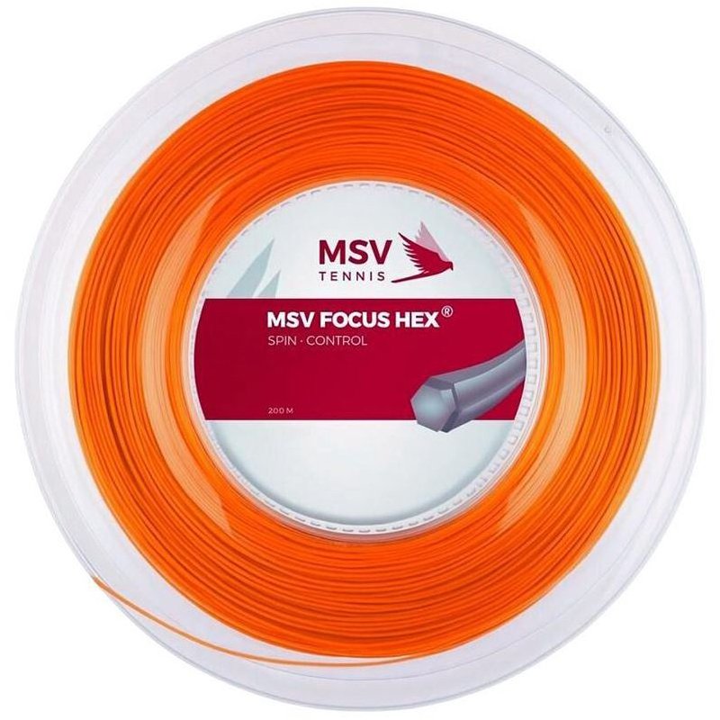 MSV Focus-Hex Orange 1.27 200 метров — теннисная струна, фото товара
