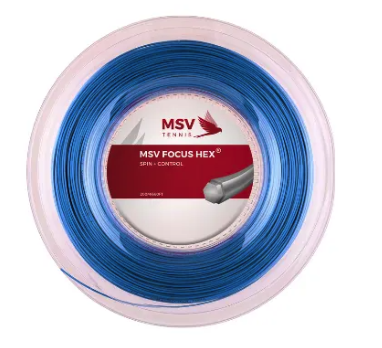 MSV Focus HEX Sky Blue 200M — теннисная ракетка Струны MSV Focus HEX Sky Blue 200M