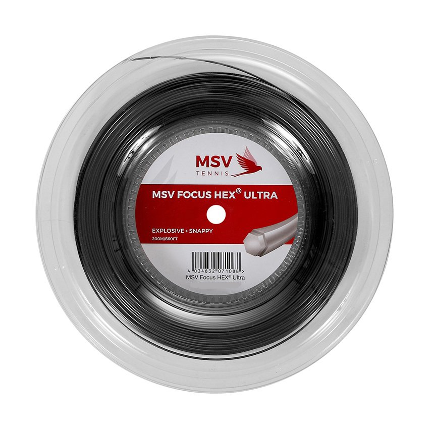 MSV Focus-Hex Ultra Black 1.25 200 метров — теннисная струна, фото товара