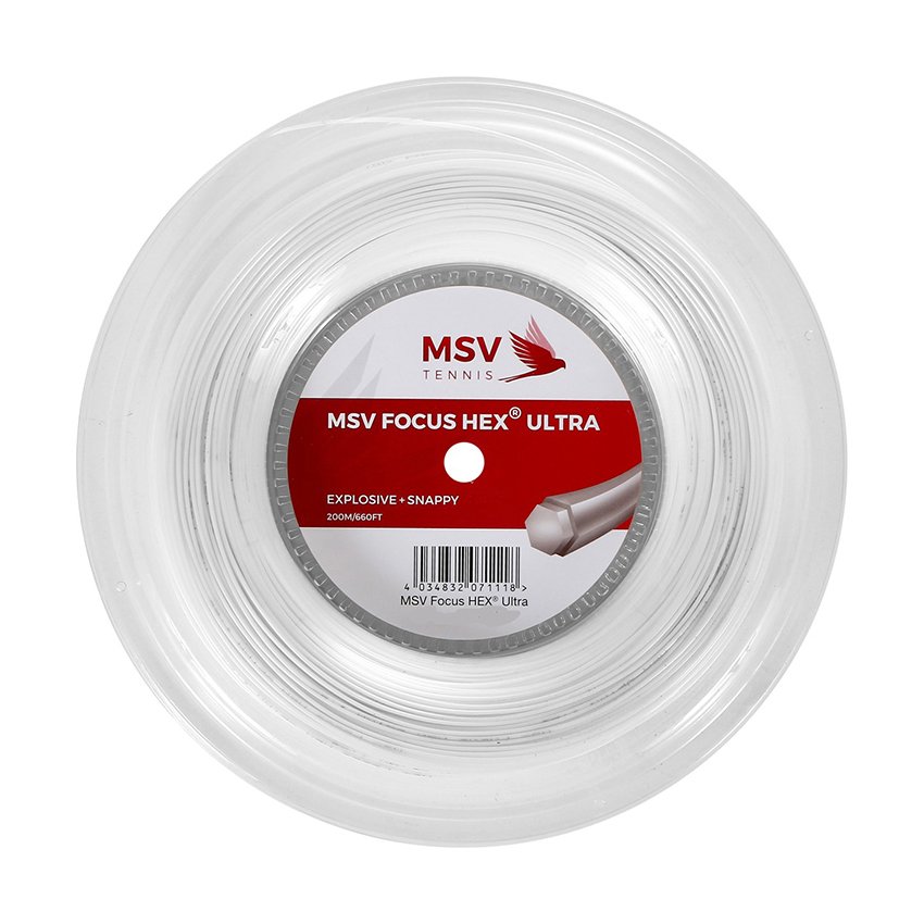 MSV Focus-Hex Ultra White 1.30 200 метров — теннисная струна, фото товара