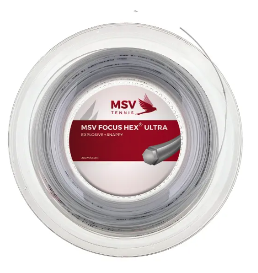 MSV Focus HEX Ultra White 200M — теннисная ракетка Струны MSV Focus HEX Ultra White 200M