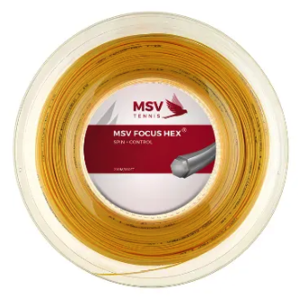 MSV Focus HEX Yellow 200M — теннисная ракетка Струны MSV Focus HEX Yellow 200M